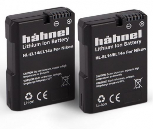 Hahnel HL-EL14/14A Twin Pack akkumulátor szett (Nikon EN-EL14/14A, 1050mAh) (1000 160.6)